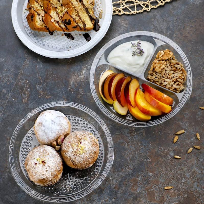 قیمت خرید پیش دستی یکبار مصرف سه خانه + شیک و شیرین